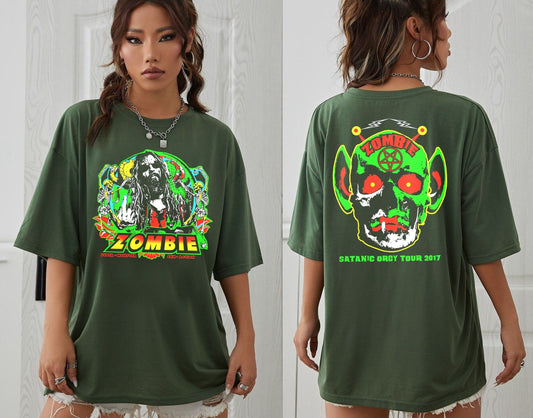 Rob Zombie Freaks On Parade Tour 2023 Vintage Shirt