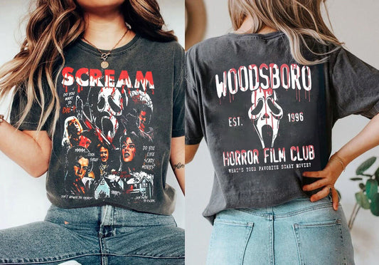Scream Vintage Halloween Tshirt, Scream Movie Sweatshirt, Halloween Killer Shirt