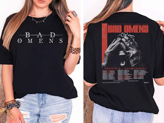 Bad Omens Band Tour 2023 Shirt - Concert Memorabilia