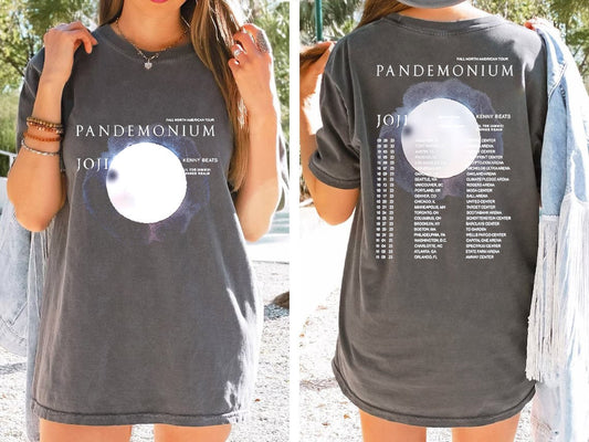 Color Joji Pandemonium Tour 2023 Shirt, Joji 2023 Concert Shirt