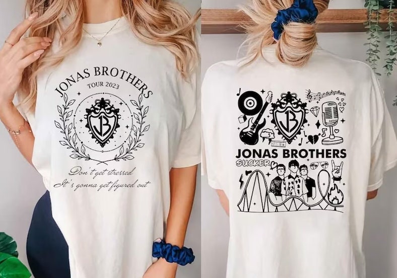 Boy Band Shirt, Jonas Tour Shirt, Music Tour 2023 Shirt
