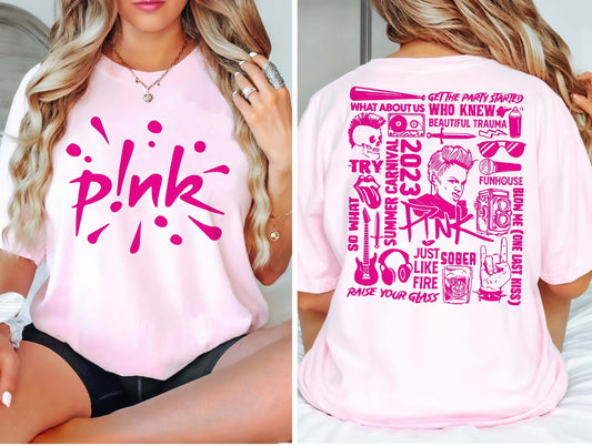 P!nk Summer Carnival 2023 Shirt, Pink Music Shirt