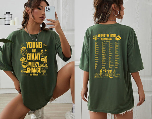 Milky Chance 2023 Young The Giant With Milky Chance Tour Shirt