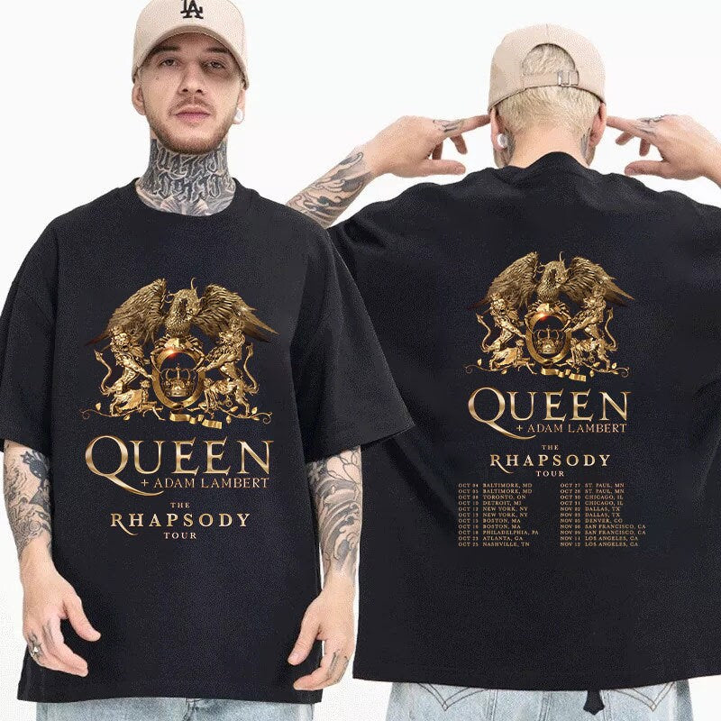 The Rhapsody Tour 2023 Shirt, Queen Adam Lambert The Rhapsody Tour Concert 2023