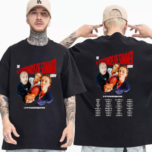 5SOS World Tour Concert 2023 Shirt, The 5 Seconds Of Summer Show Shirt