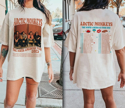 Arctic Monkeys North American Tour 2023 T-Shirt, Arctic Monkeys Shirt