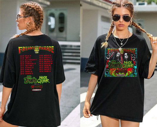 Rob Zombie Merch Color Shirt