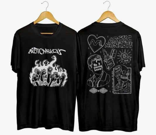 2023 Arctic Monkeys North American Tour 2 Sides T-Shirt, Arctic Monkeys Tour 2023 T-Shirt