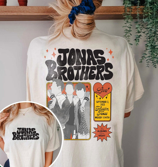 Vintage Jonas Brothers Shirt, Jonas Brothers Merch Shirt