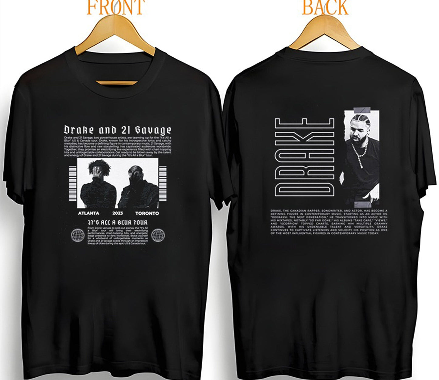 Vintage Drake Tour 2023 T-Shirt, Certified Lover Design