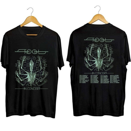 Tool World Tour 2023 2Sides Shirt,Tool Band Shirt, Rock Metal Black shirt