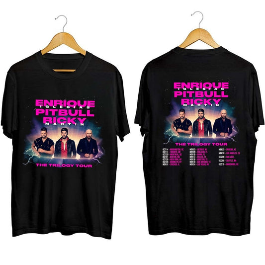 Enrique Iglesias Pitbull Ricky Martin The Trilogy Tour 2023 Shirt, The Trilogy Concert