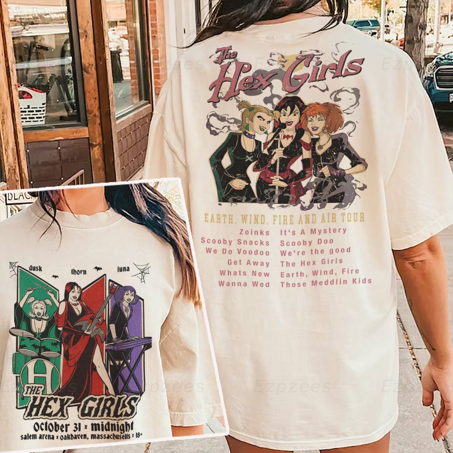 The Hex Girls Rock Band 2023 Tour Shirt