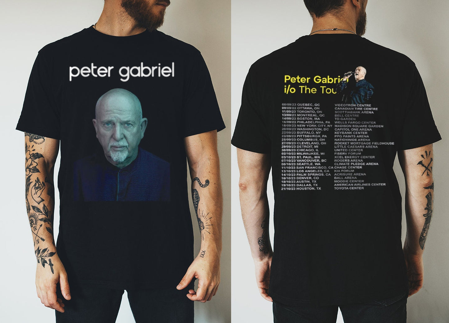 90s Vintage Peter Gabriel Shirt, Peter Gabriel i/o The Tour 2023 T-Shirt