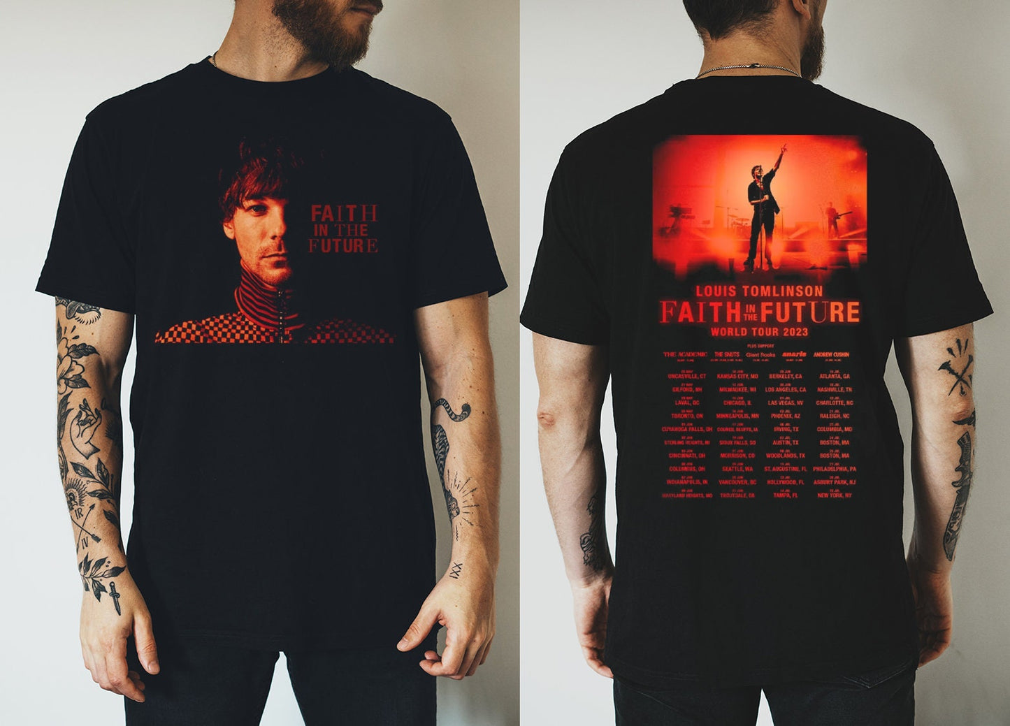 Tour 2023 Louis Tomlinson Shirt, Faith In The Future Tour Tomlinson Fan Shirt