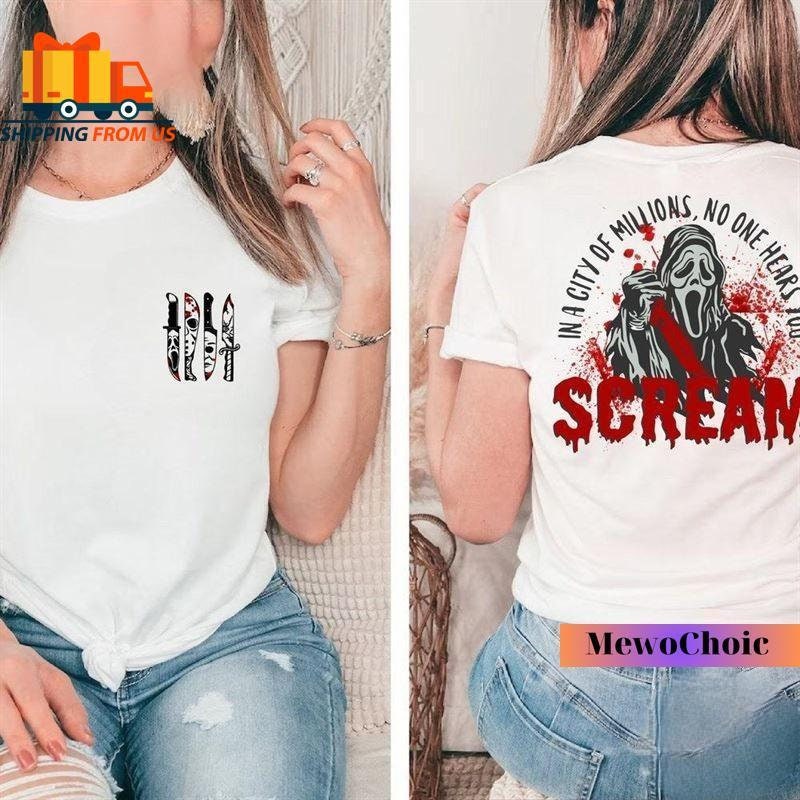 Scream Movie T-Shirt, Scary Movie Hoodie