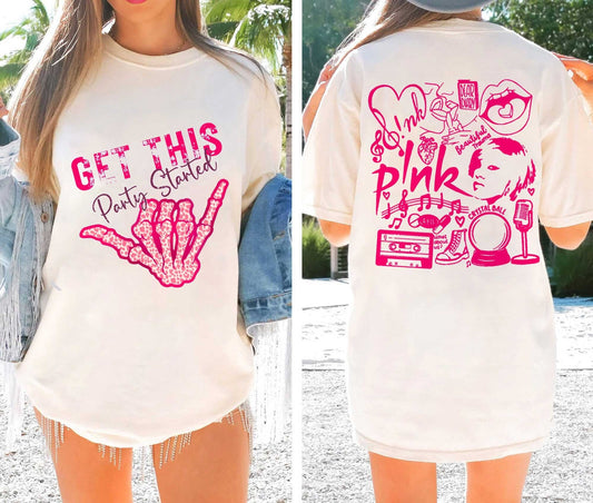 Pink Tour Get This Party Started Shirt, Pink Summer 2023 Tour Shirt