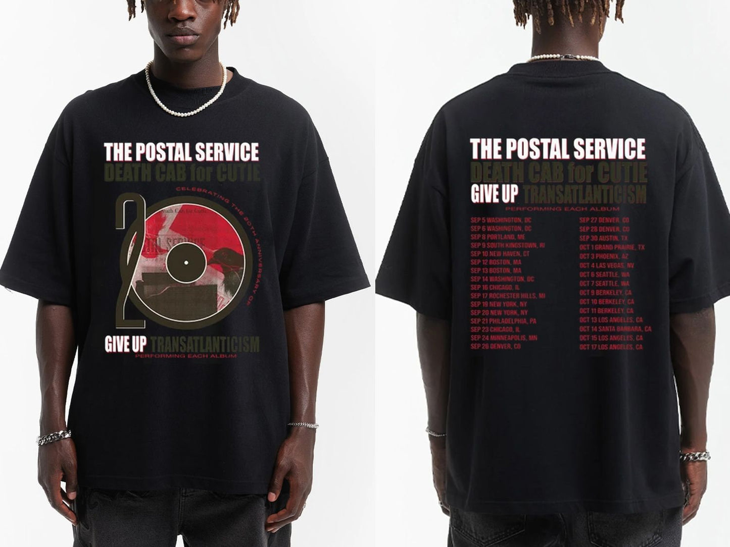 The Postal Service & Death Cab for Cutie 2023 Tour Shirt, The Postal Service 2023 Shirt