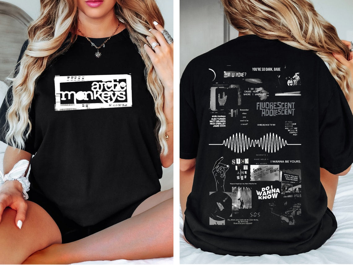 Arctic Monkeys Band Shirt, 2023 Music Concert Tour T Shirt