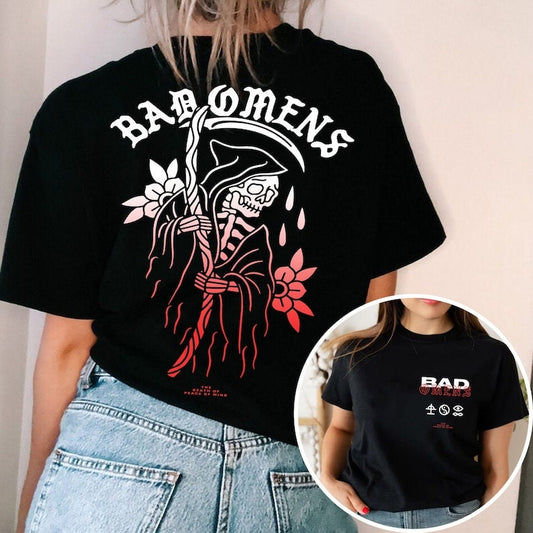 Fade Reaper Tee Bad Omens Shirt, Band Track List 2023 T Shirt