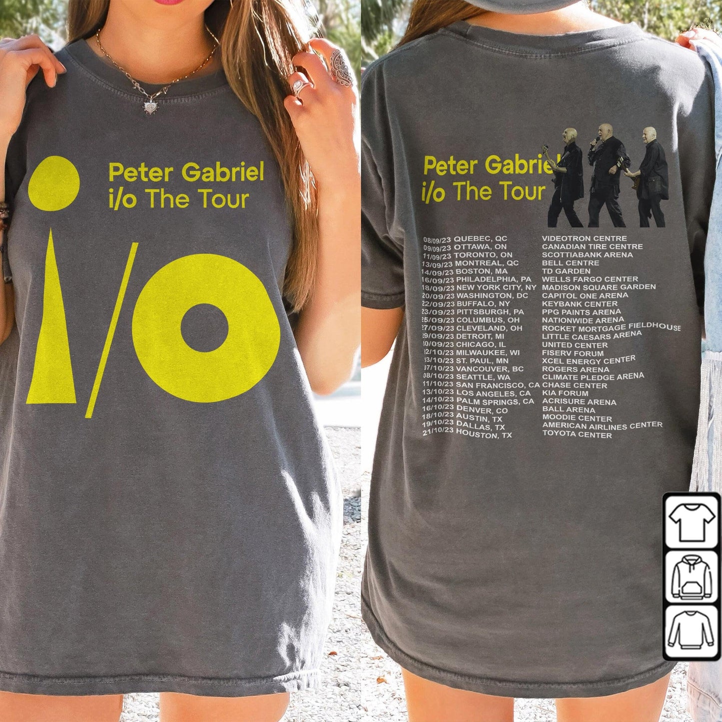 Peter Gabriel 73rd Anniversary 1950-2023 Tour Shirt, io The Tour Music Shirt