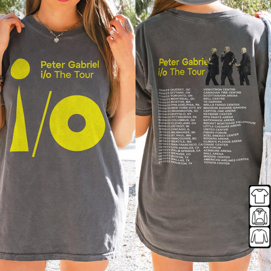 Peter Gabriel 73rd Anniversary 1950-2023 Tour Shirt, io The Tour Music Shirt