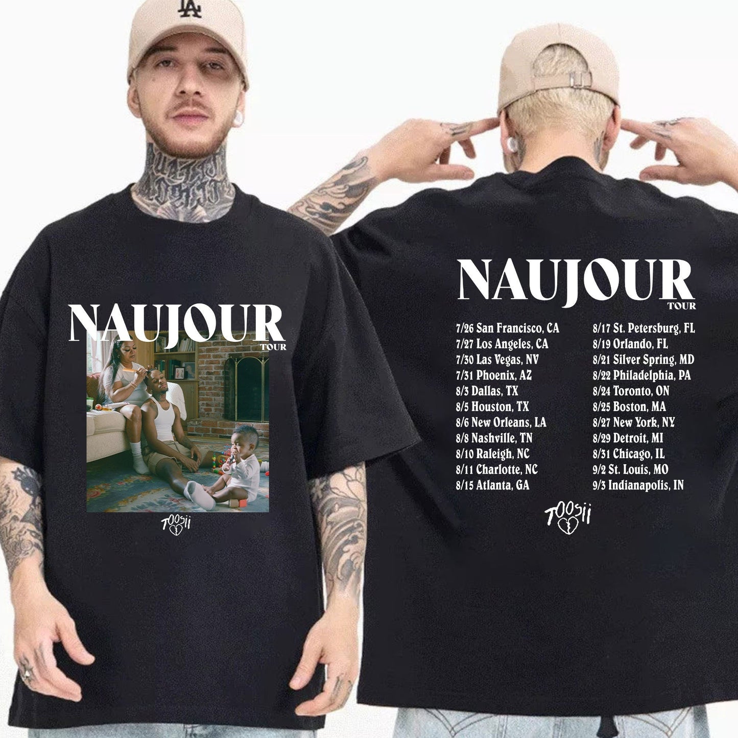 Toosii 2023 Concert Png, Toosii Naujour Tour 2023 Png, Rapper Toosii Png Gift, Naujour Concert Png, Toosii Fan Png