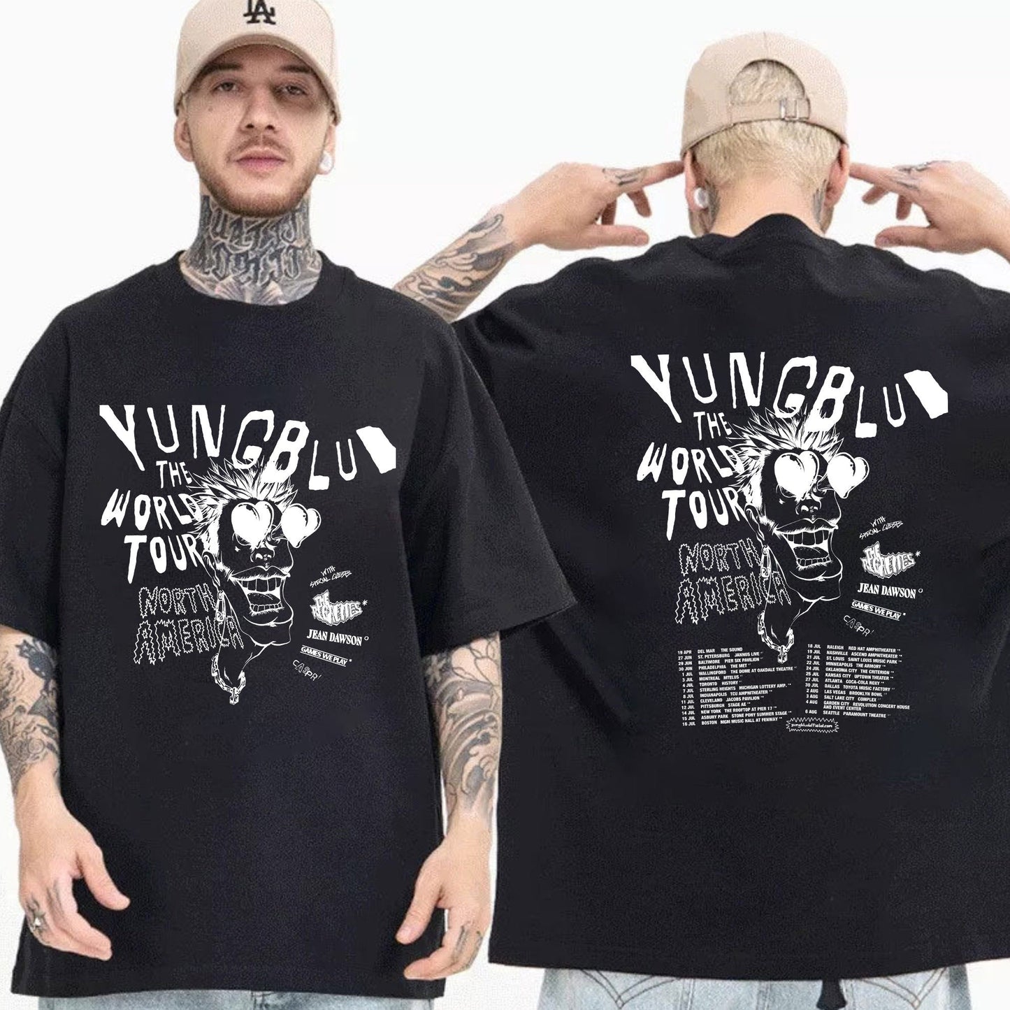 Yungblud 2023 Tour Png, Yungblud North American Tour 2023