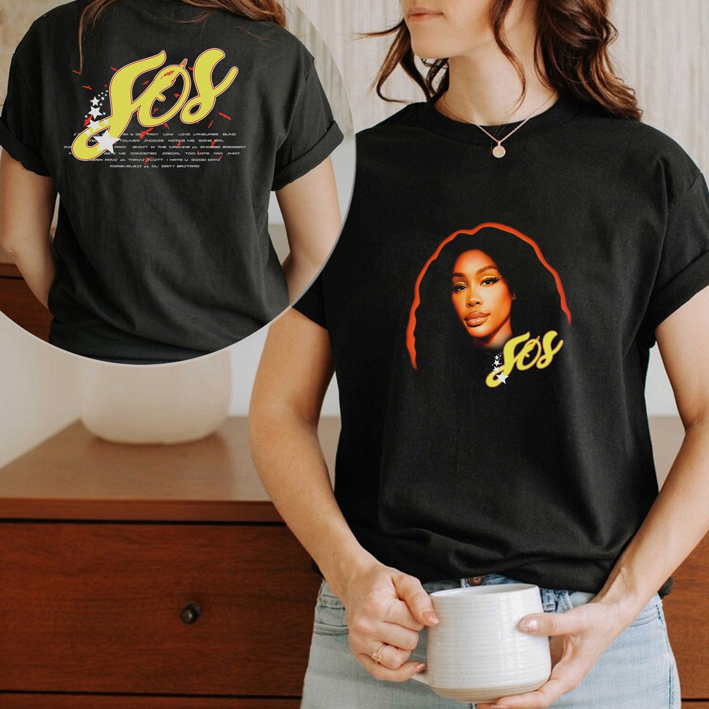 SZA Shirt, Sza Singer Shirt, SZA SOS Full Tracklist Shirt