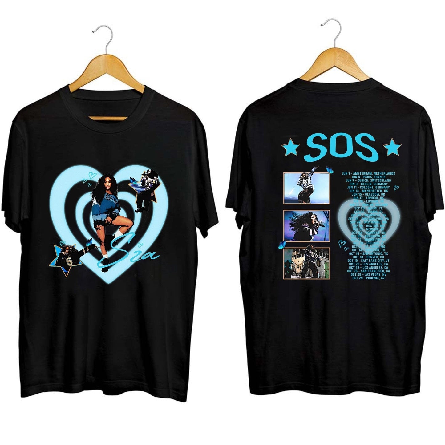 SZA Tour 2023 Shirt, SZA Fan Shirt, Sza Concert Shirt, Sza Shirt Gift, Sza SOS 2023 Concert, Sos Tour 2023 Shirt