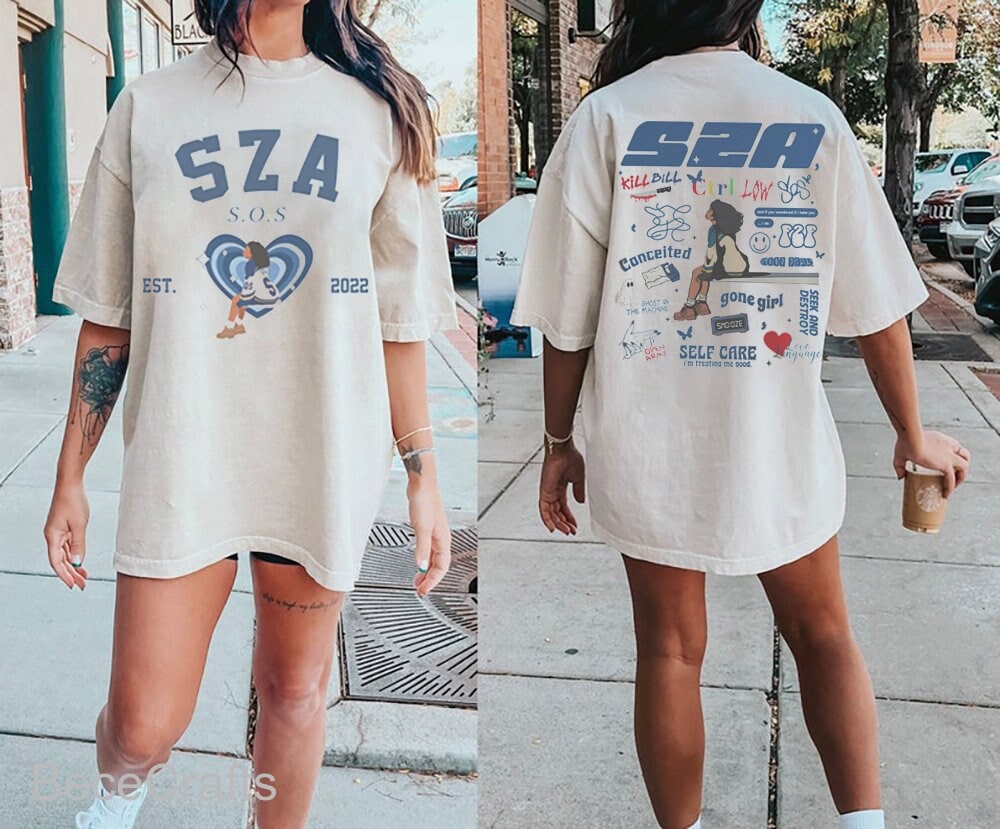 SZA SOS Tour 2023 Shirts, Sza Merch, Vintage SZA Shirt