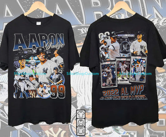 Vintage 90s Graphic Style Aaron Judge T-Shirt, Aaron Judge Shirt