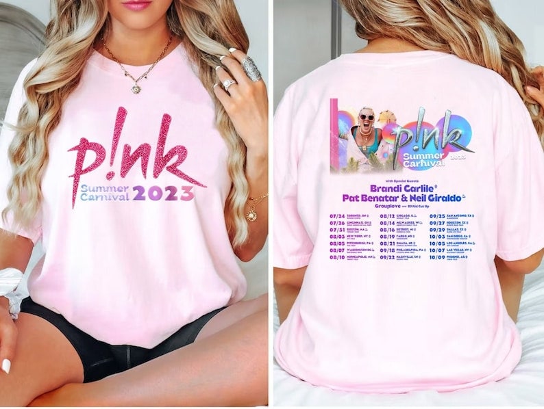 P!nk Summer Carnival 2023 Shirt, Trustfall Album Tee, Pink Singer Tour