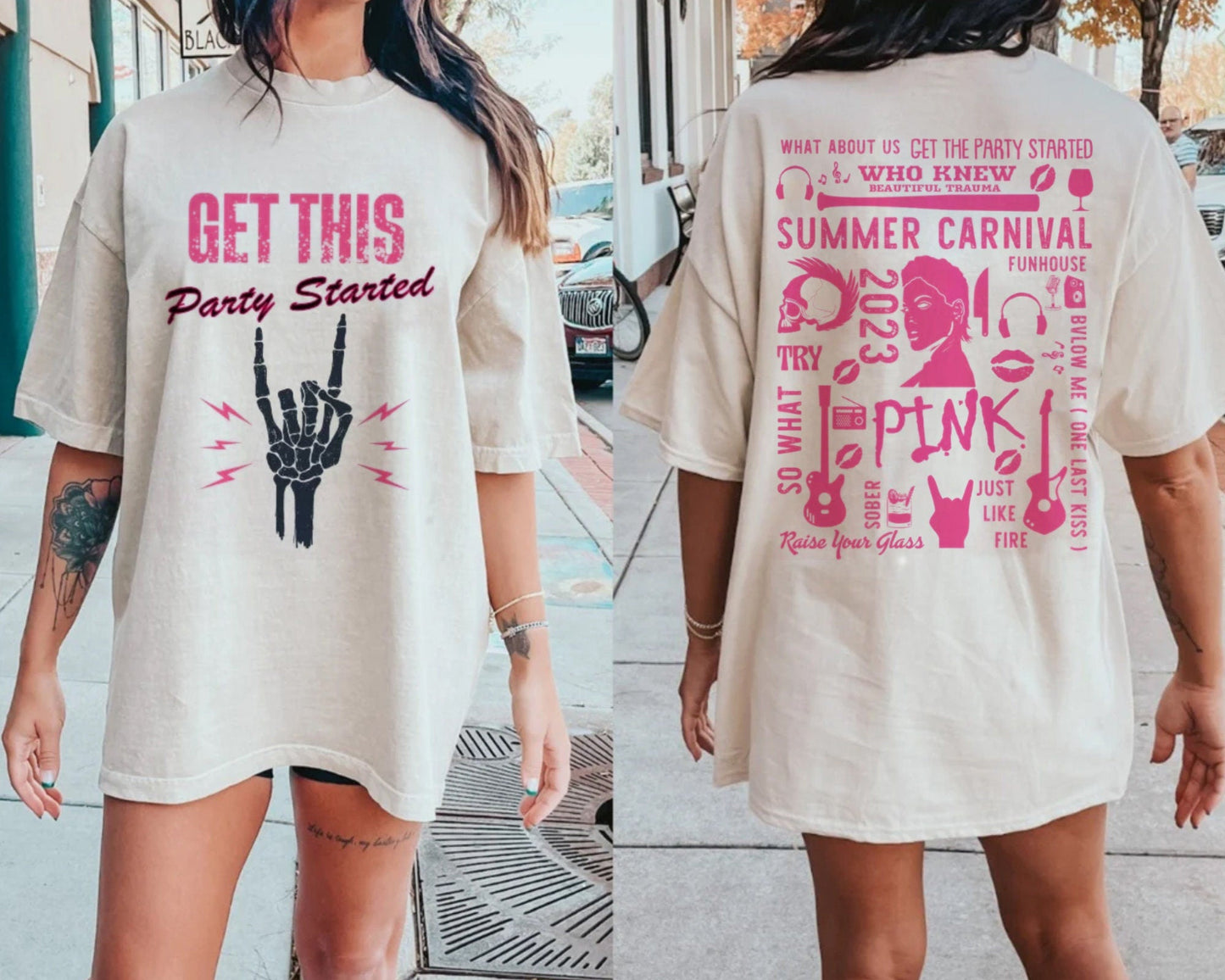 Pink Summer Carnival 2023 T-Shirt, Pink P!nk Tour Shirt, Summer Carnival Music Legend