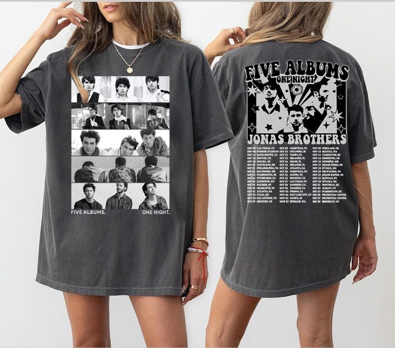 Vintage Jonas Brothers Shirt, Jonas Brothers Tour Shirt, Concert 2023 Shirt