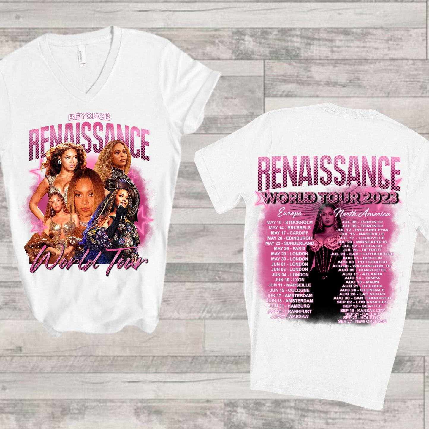 Beyonce' Renaissance World Tour Vintage T-shirt, Gift for Beyonce' Concert T Shirt
