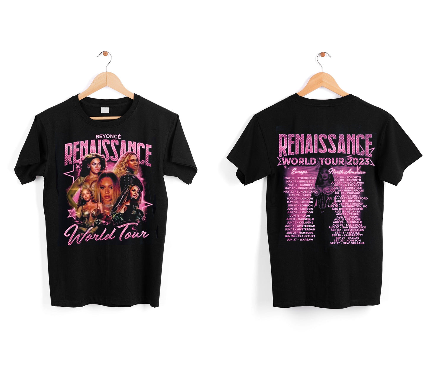 Beyon.ce Renaissance World Tour 2023 2 SidesT Shirt