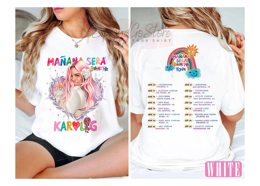 Karol G Manana Sera Bonito T-Shirt, Karol G 2023 Tour