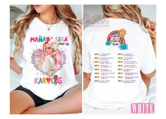 Karol G Manana Sera Bonito T-Shirt, Karol G 2023 Tour