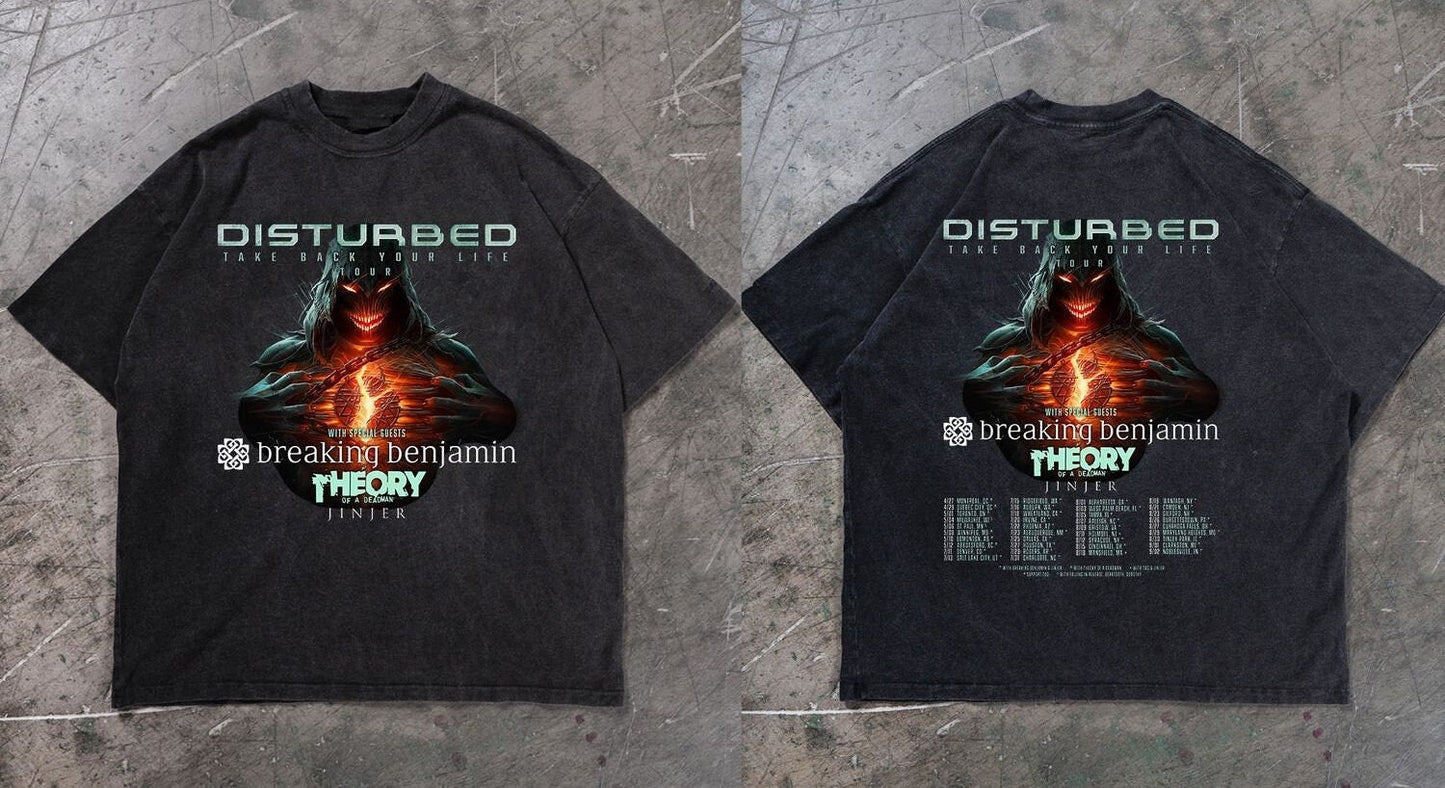 Take Back Your Life Tour Shirt, Disturbed Concert 2023 Shirt