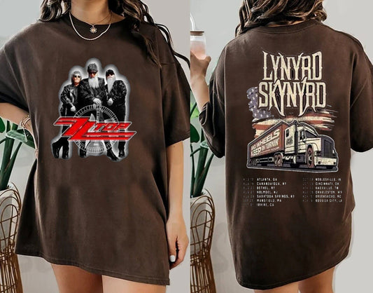 Lynyrd Skynyrd Tour 2023 Vintage Tee Shirt, Classic