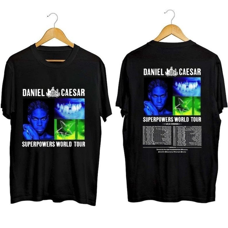 Daniel Caesar Superpowers World Tour 2023 Shirt, Daniel Caesar Fan Shirt