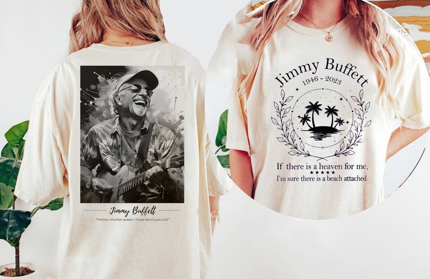 Vintage Jimmy Buffett Memorial Shirt, Trop Rock Beach, Beach Lover Fins Up Shirt