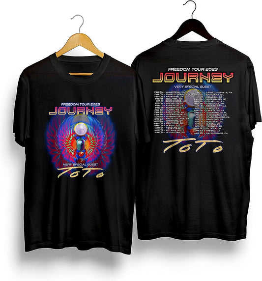 Journey 2023 Shirt, Freedom Tour Tee, Journey 2023 World Tour T-Shirt