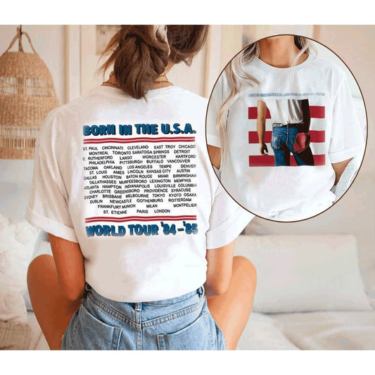 Bruce Springsteen Born In The USA T-Shirt, Bruce Springsteen E Street Band 2023 Tour Shirt