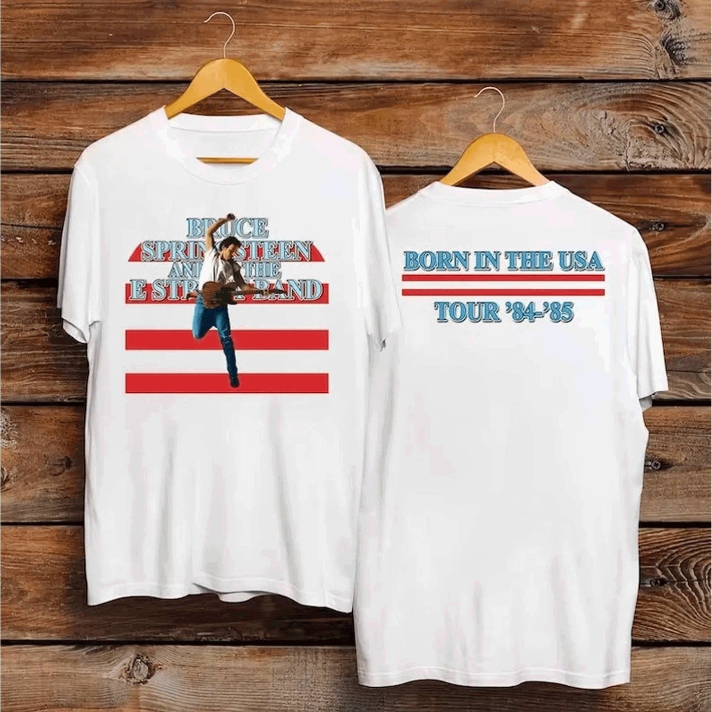 Vintage Bruce Springsteen Born In The USA T-Shirt, Bruce Springsteen 2023 Tour Shirt