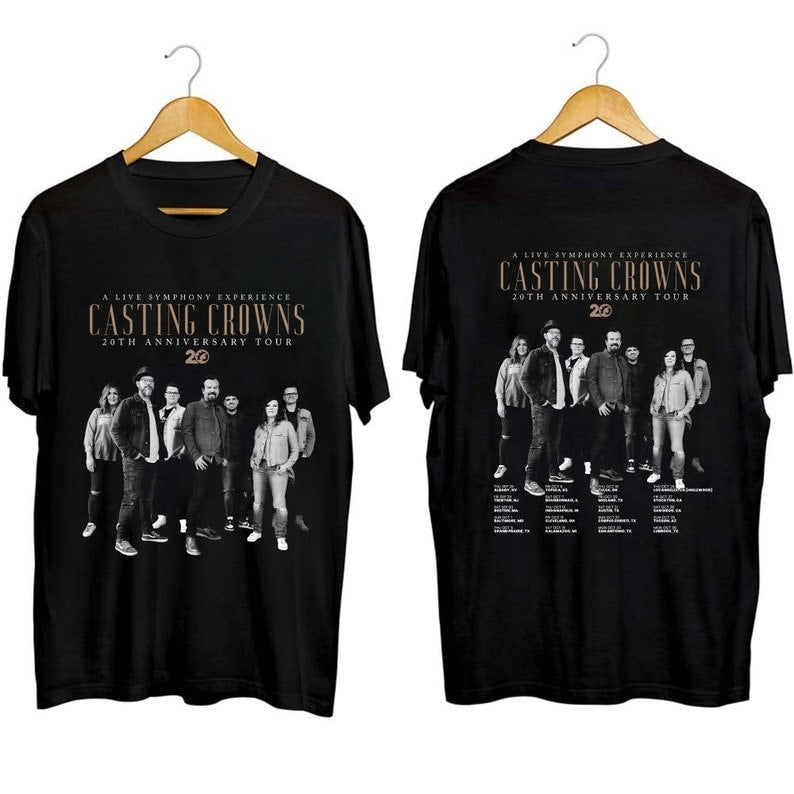 The Casting Crowns 20th Anniversary Tour Shirt, The Casting Crowns Band Fan Shirt