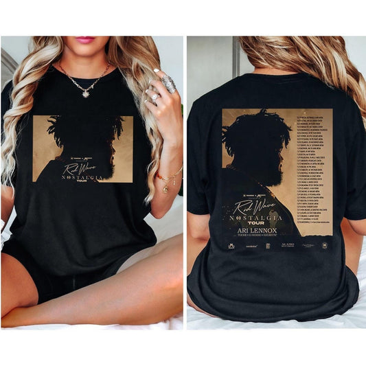 Rod Wave Nostalgia T-shirt, Rapper Rod Wave 2023 Tour Dates Shirt, Rod Wave Merch