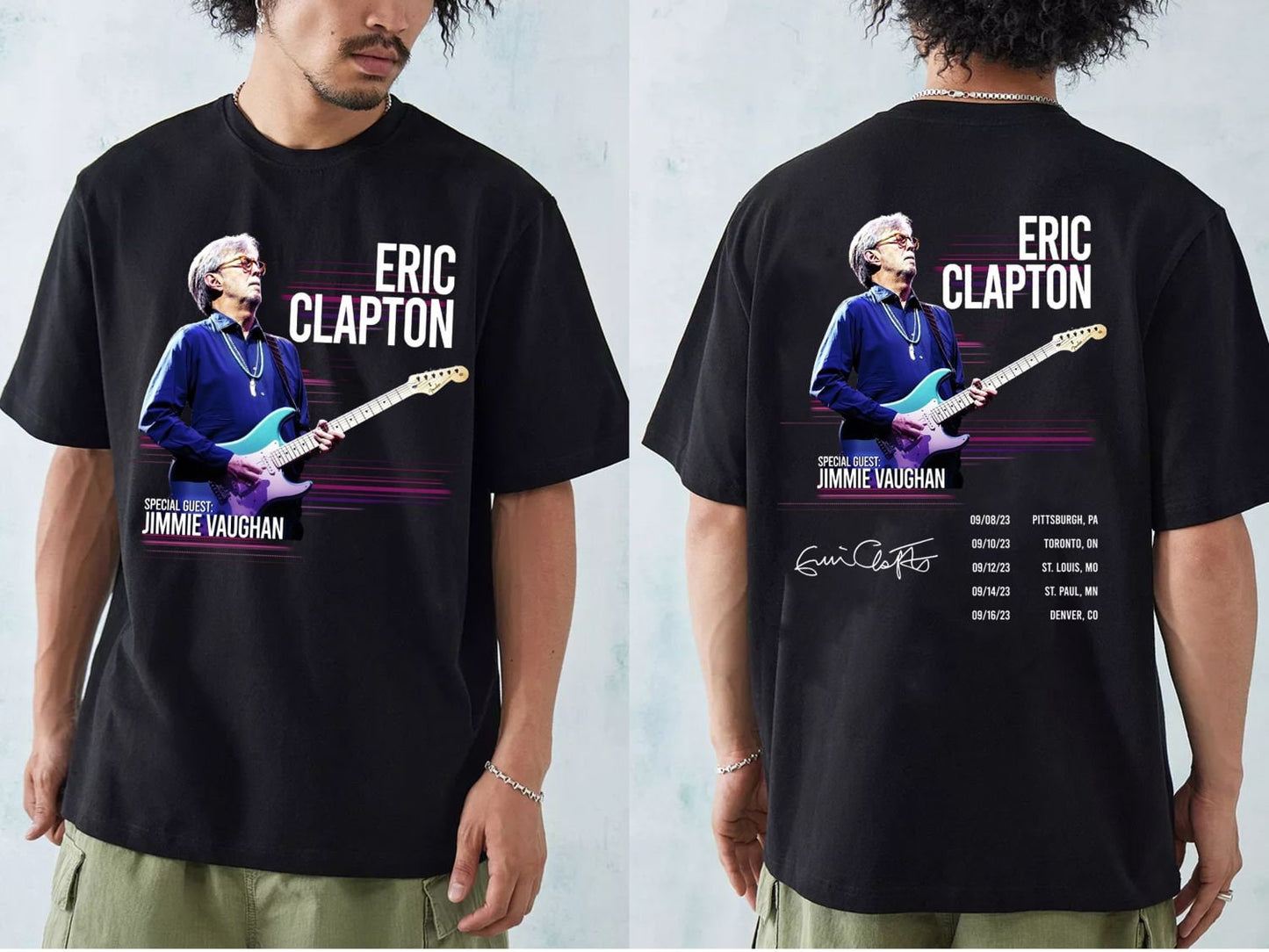 Eric Clapton 2023 Tour Shirt, Eric Clapton Fan Shirt, Eric Clapton 2023 Concert
