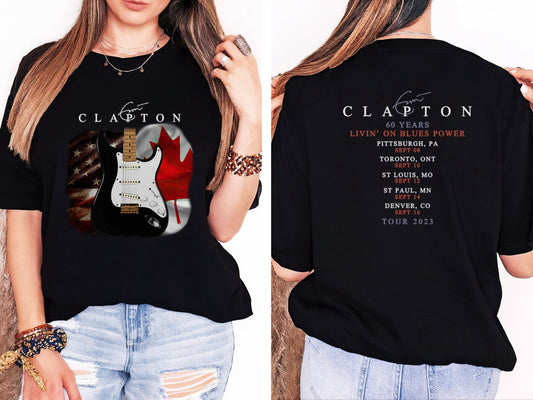 Eric Clapton 2023 Tour Shirt, Eric Clapton Fan Shirt, Eric Clapton 2023 Concert Shirt